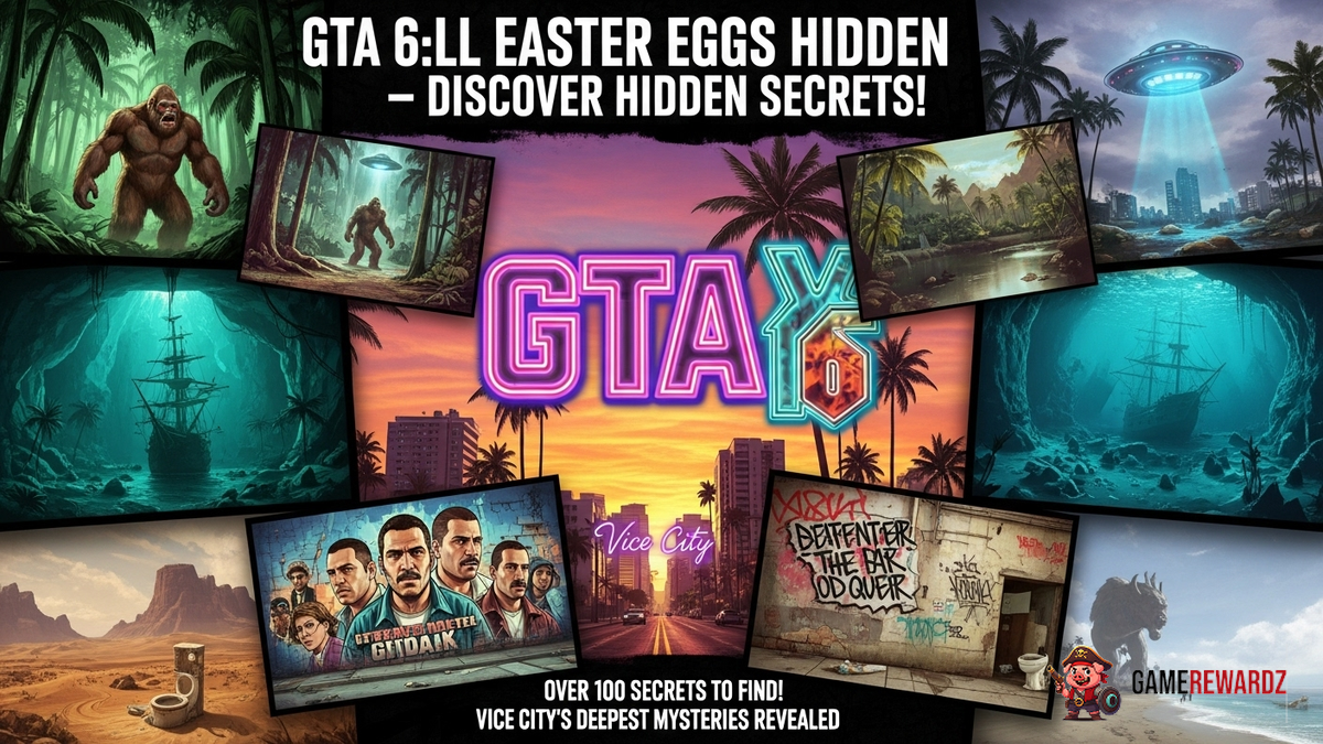 GTA 6: All Easter Eggs Hidden – Discover Hidden Secrets!